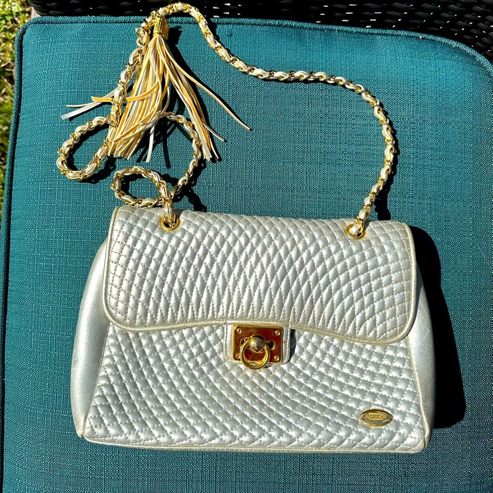 Koschi Silver Vintage Crossbody Bag